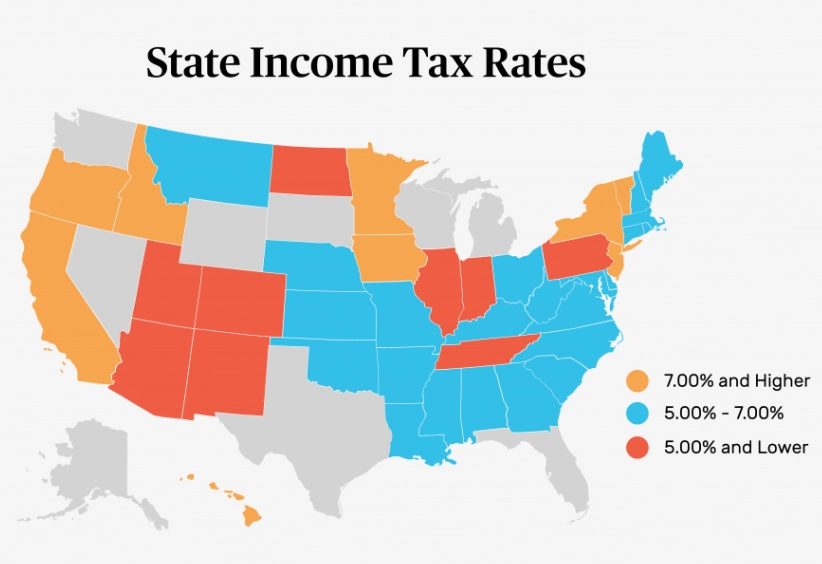 states with no income tax