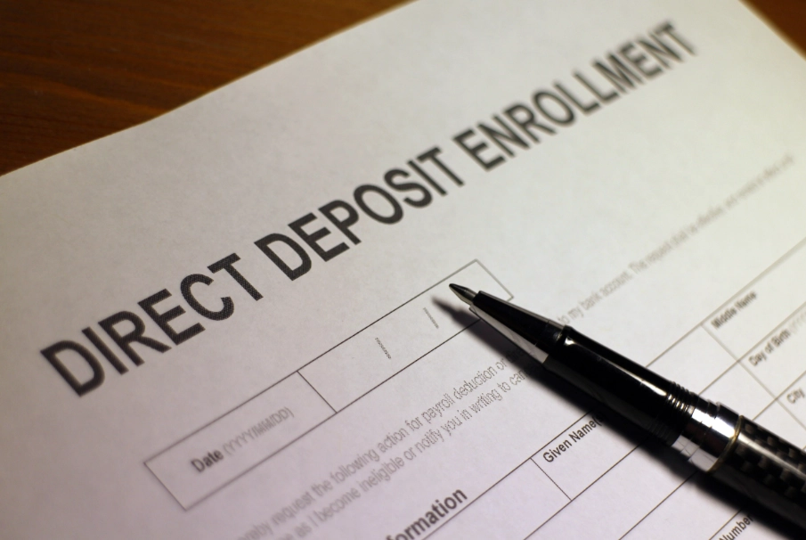 set up direct deposit