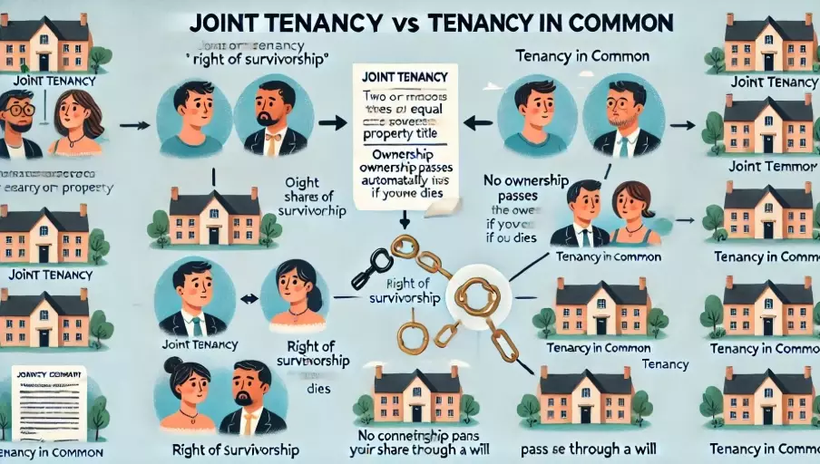 joint tenancy vs tenancy in common