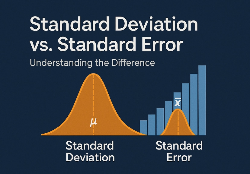 standard error vs standard deviation
